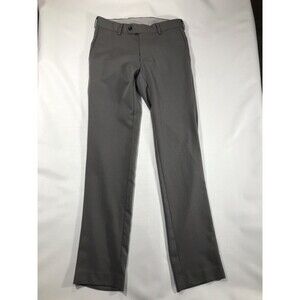 Peter Millar Golf Pants Chinos Grey Straight Polyester Women Size 28/32